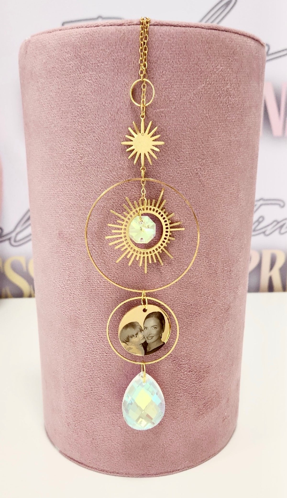 Large Gold Disc Suncatcher