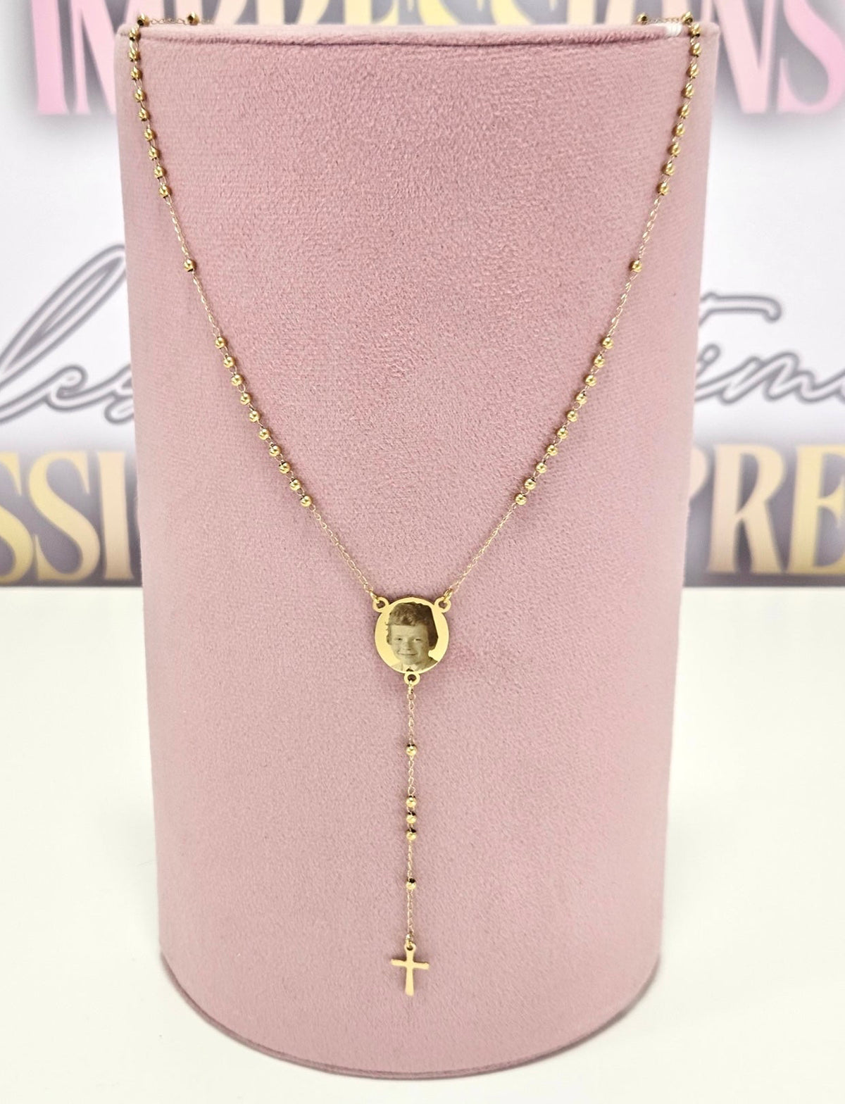 Gold Beaded Rosary Beads