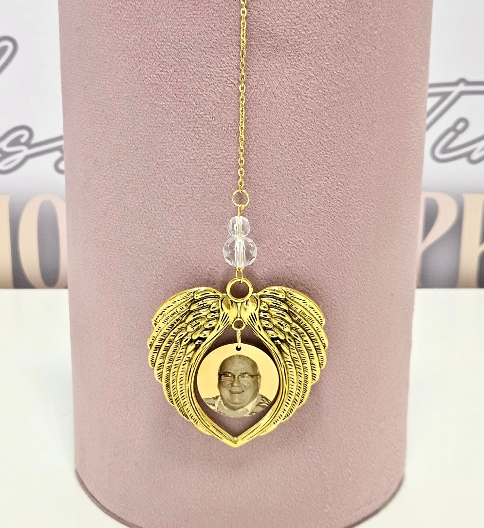 Angel Wing Car Charm/Sun Catcher