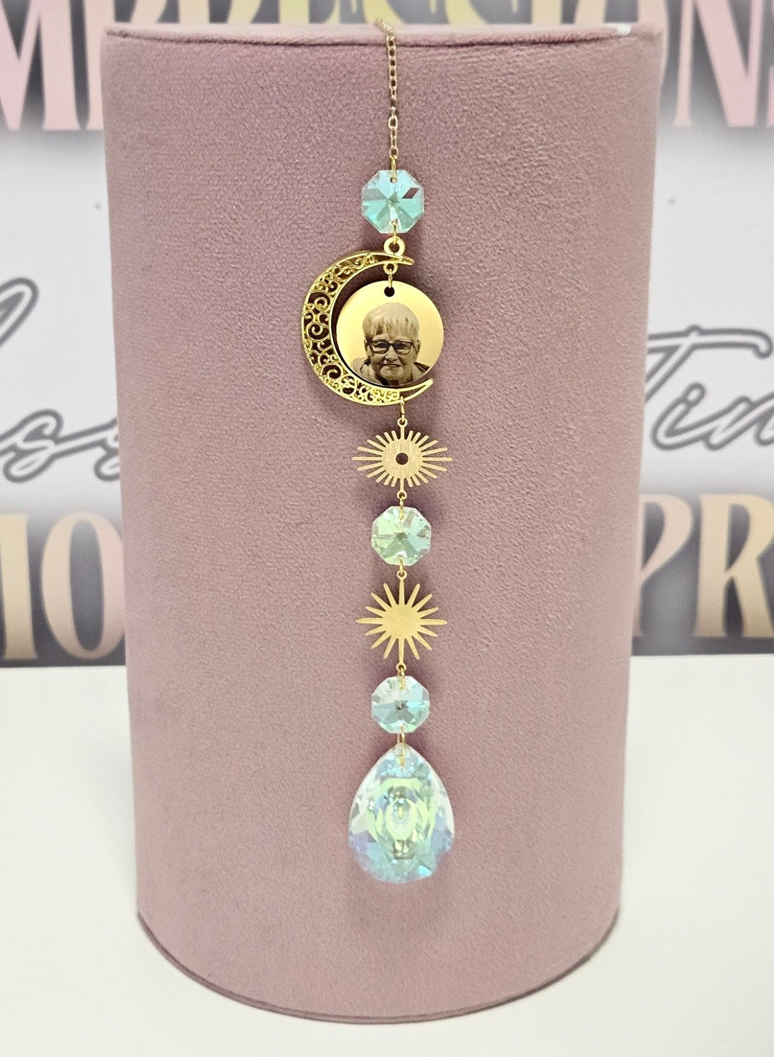 Medium Gold Moon Sun Catcher