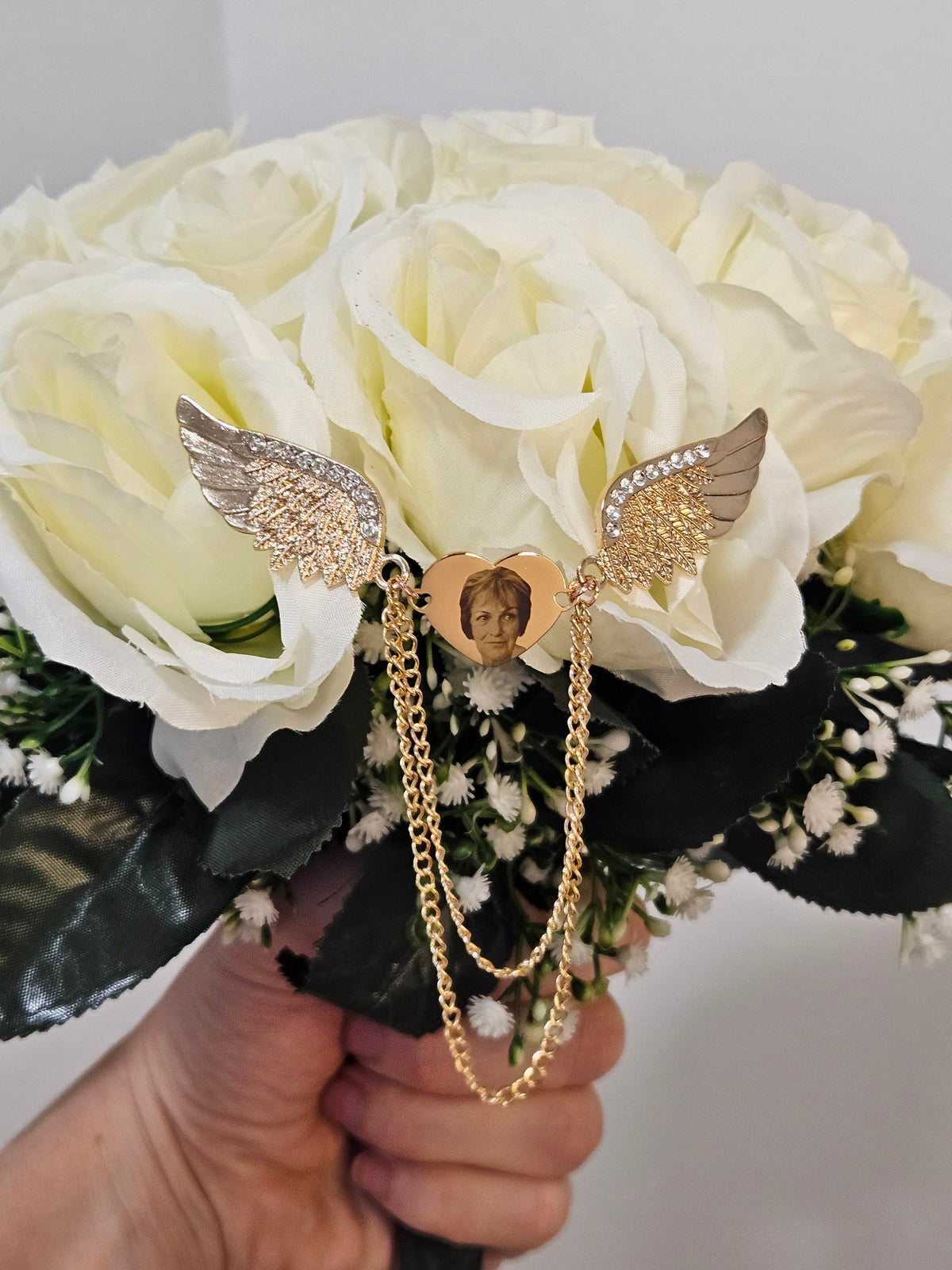 Double Wing Pin Rose Gold