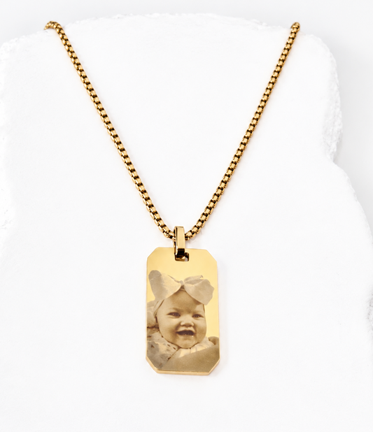 Men’s Gold Tag Chain