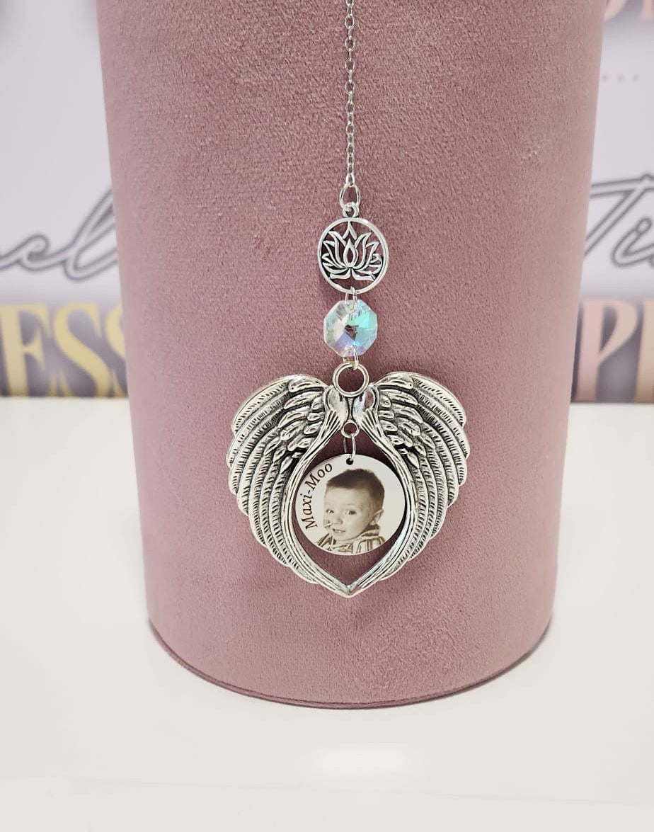 Angel Wing Car Charm/Sun Catcher