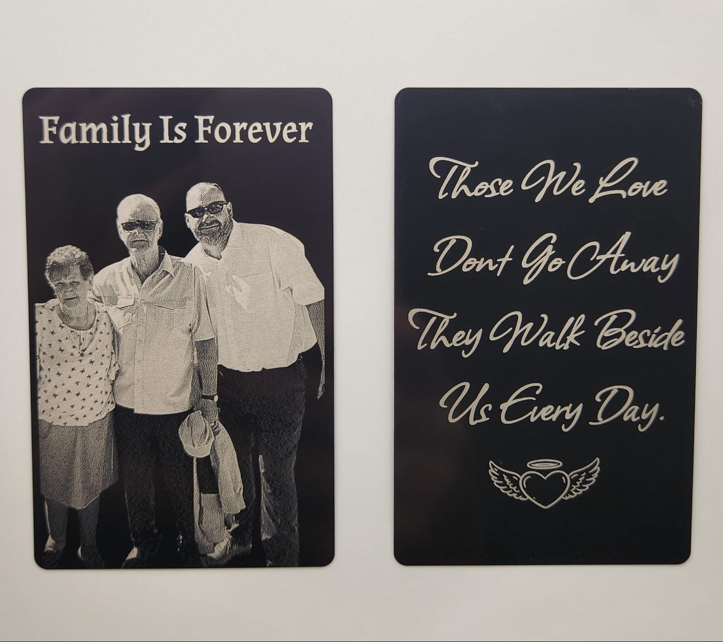 Men’s Black Wallet Card