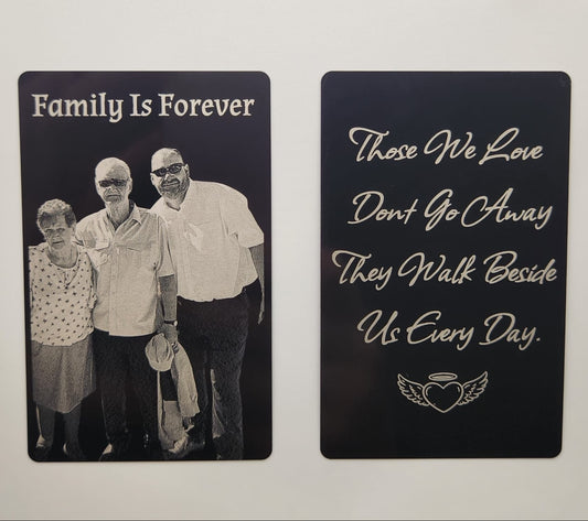 Men’s Black Wallet Card