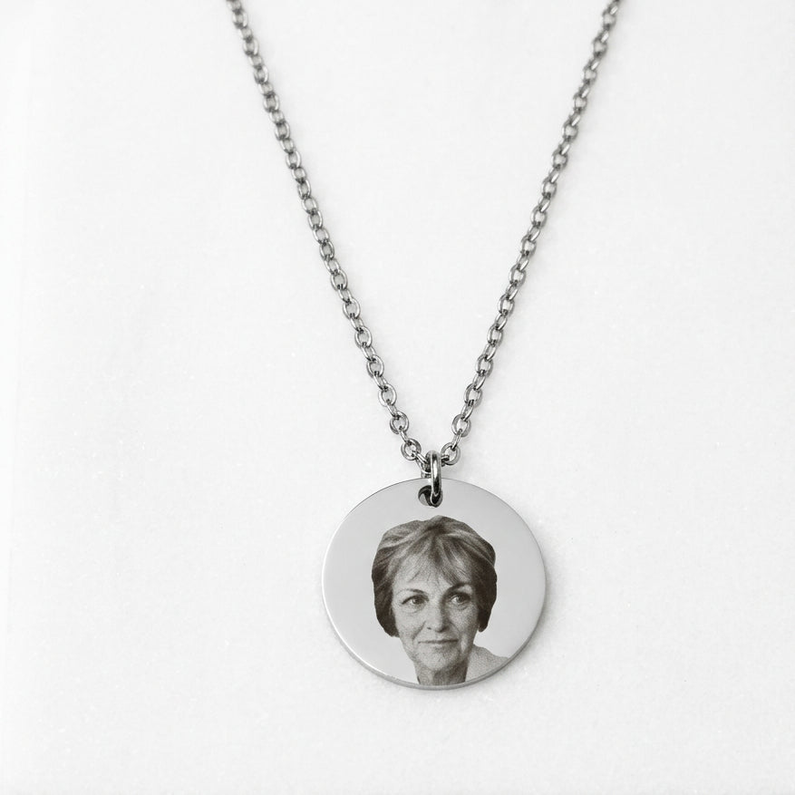 Silver Circle Pendant Necklace