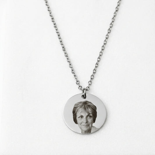 Silver Circle Pendant Necklace
