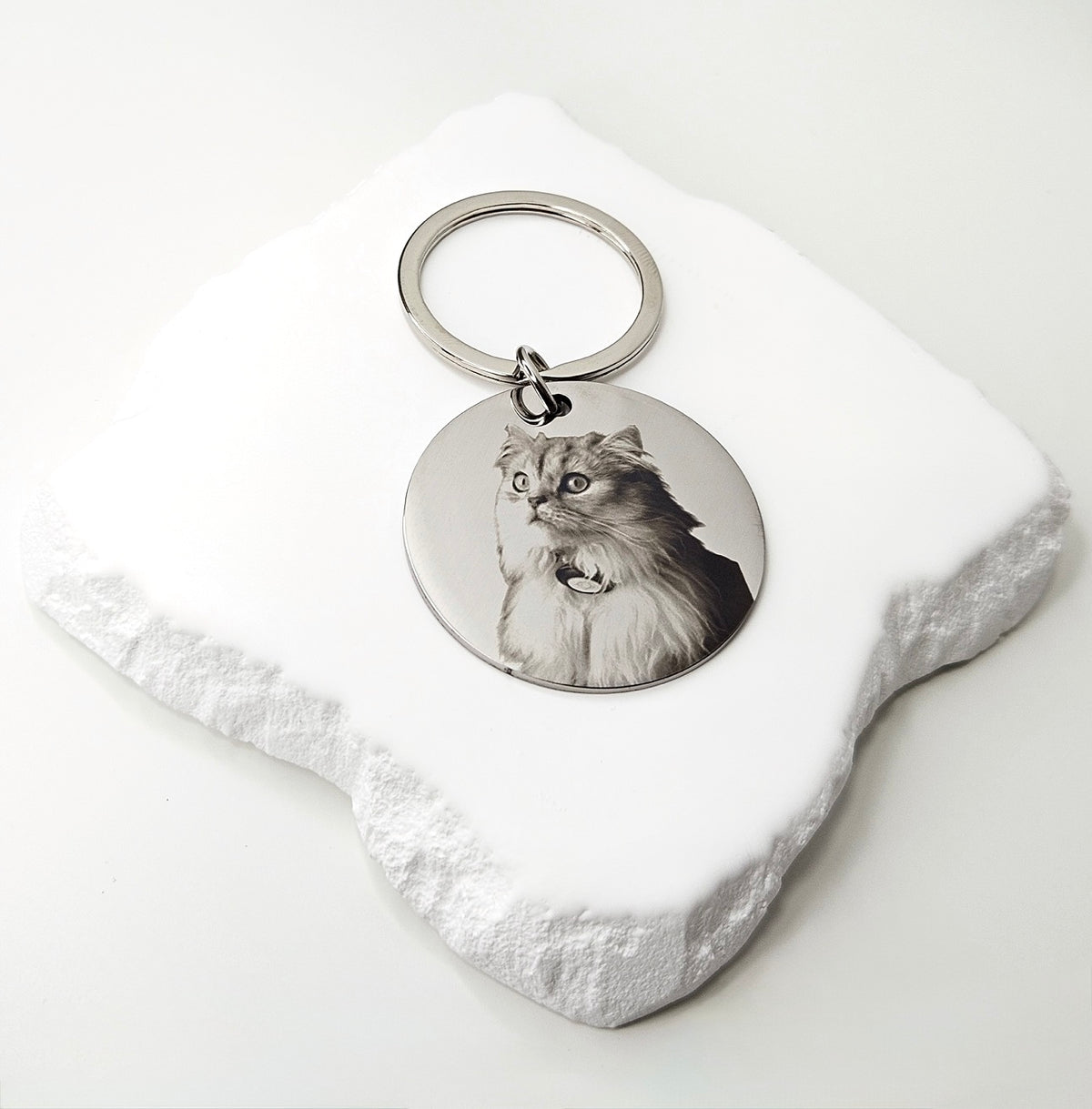 Large Circle Keyring