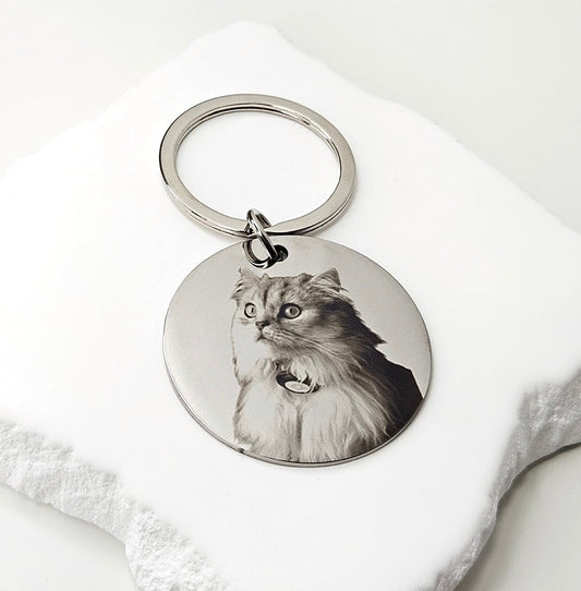 Large Circle Keyring