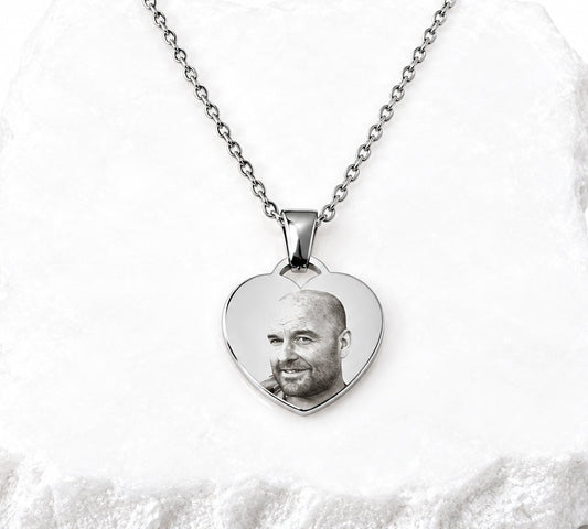 Silver Heart Pendant Necklace