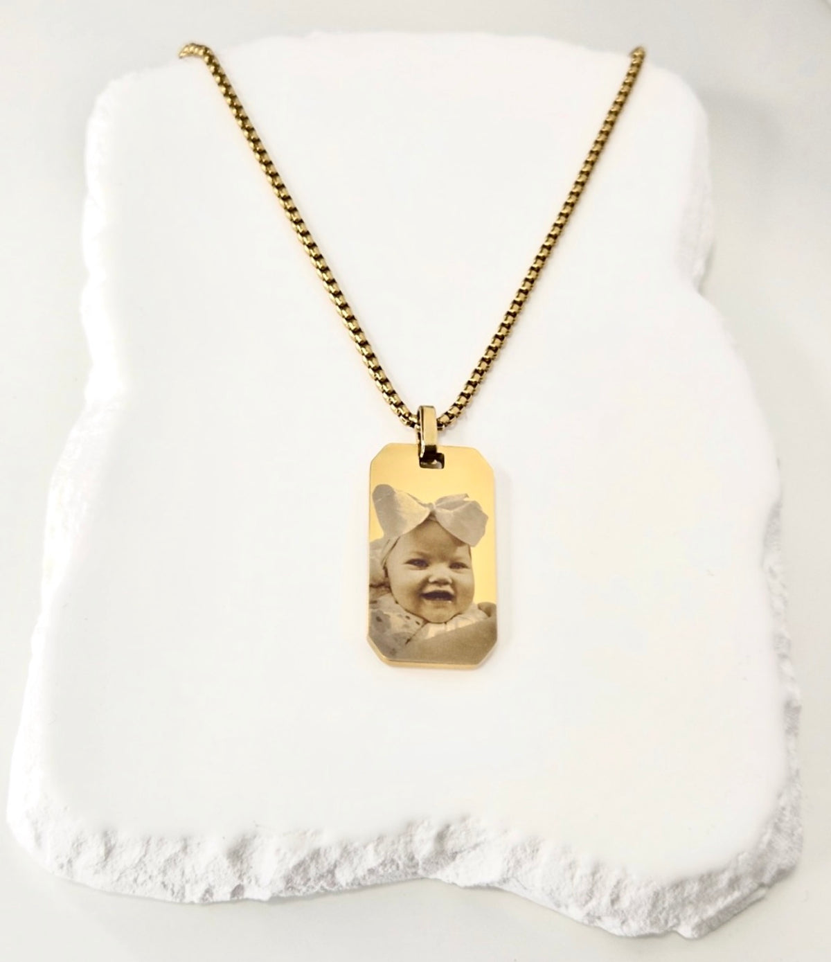 Men’s Gold Tag Chain