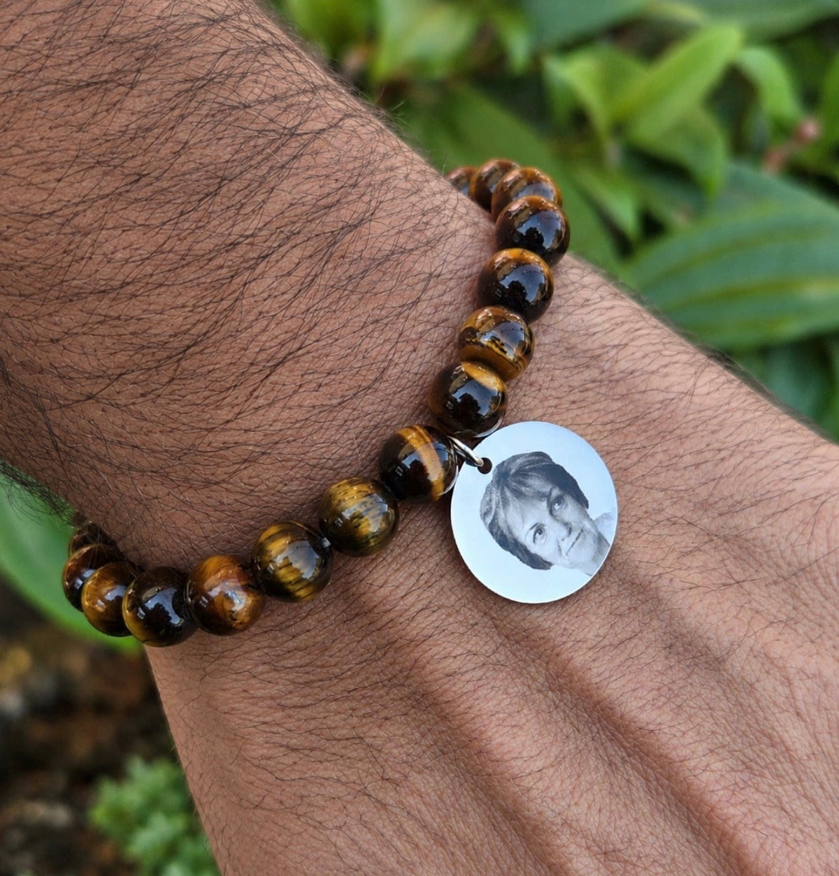 Men’s Tigers Eye Crystal Bracelet