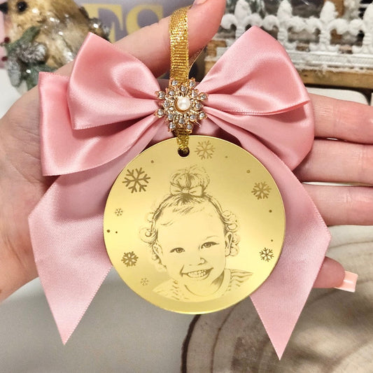 Pink Handmade Tree Decoration