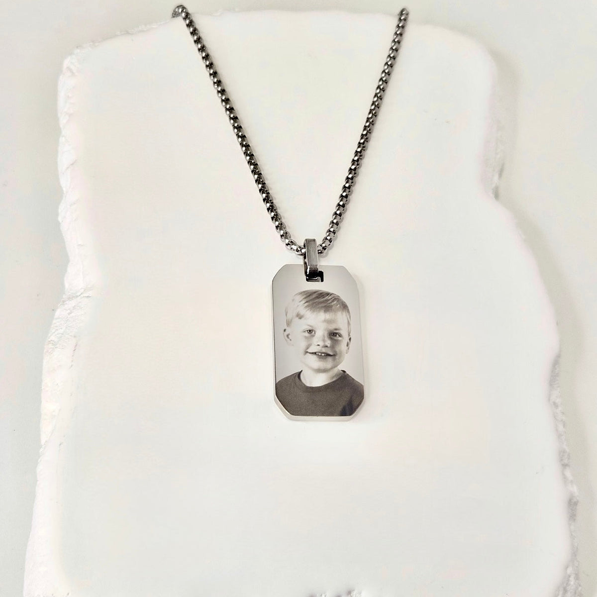 Men’s Silver Tag Chain