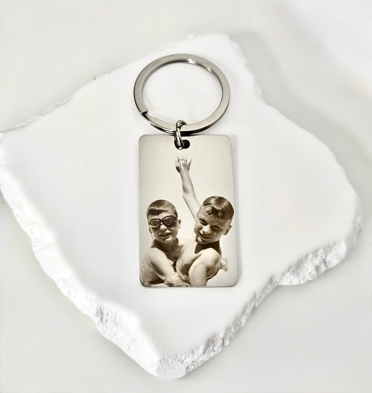 Large Rectangle Keyring