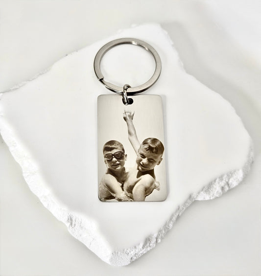 Large Rectangle Keyring