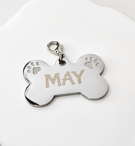 Silver Dog Collar Pendant