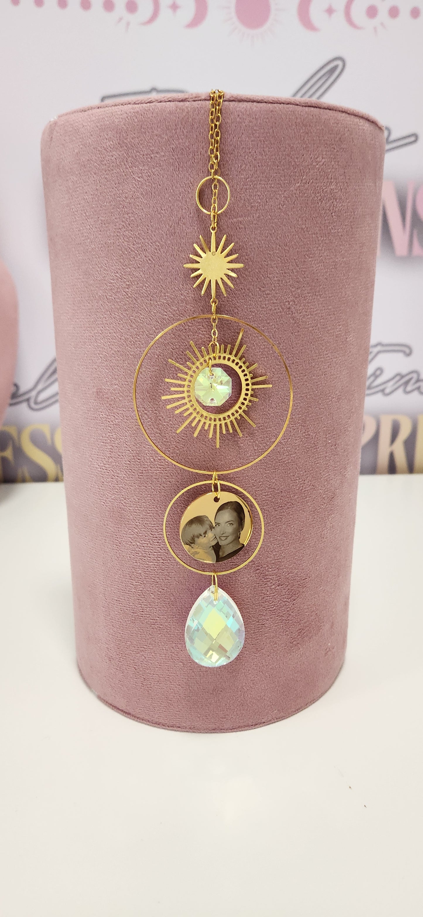 Large Gold Disc Suncatcher