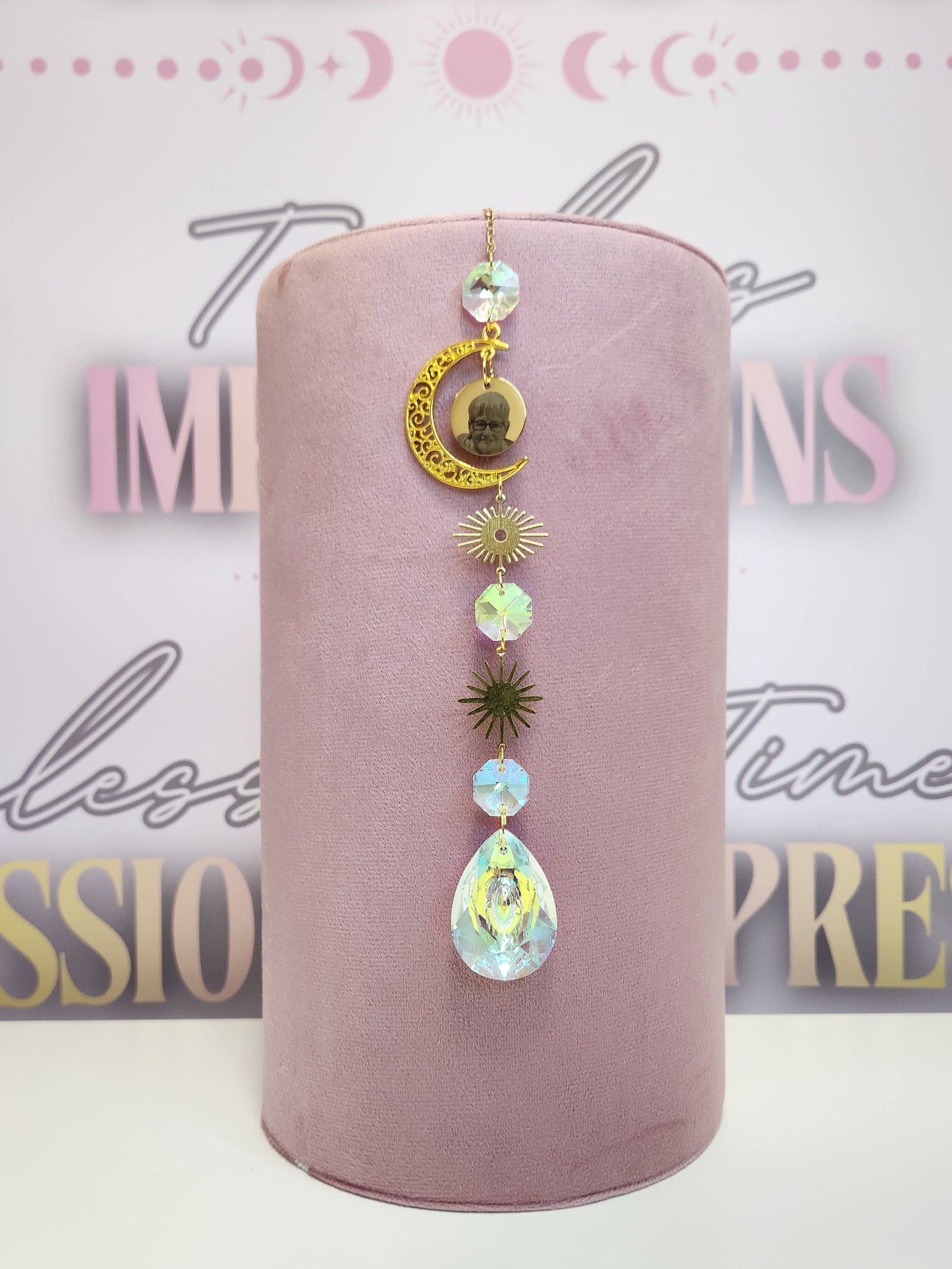 Medium Gold Moon Sun Catcher