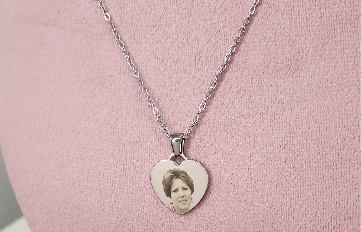 Silver Heart Pendant Necklace