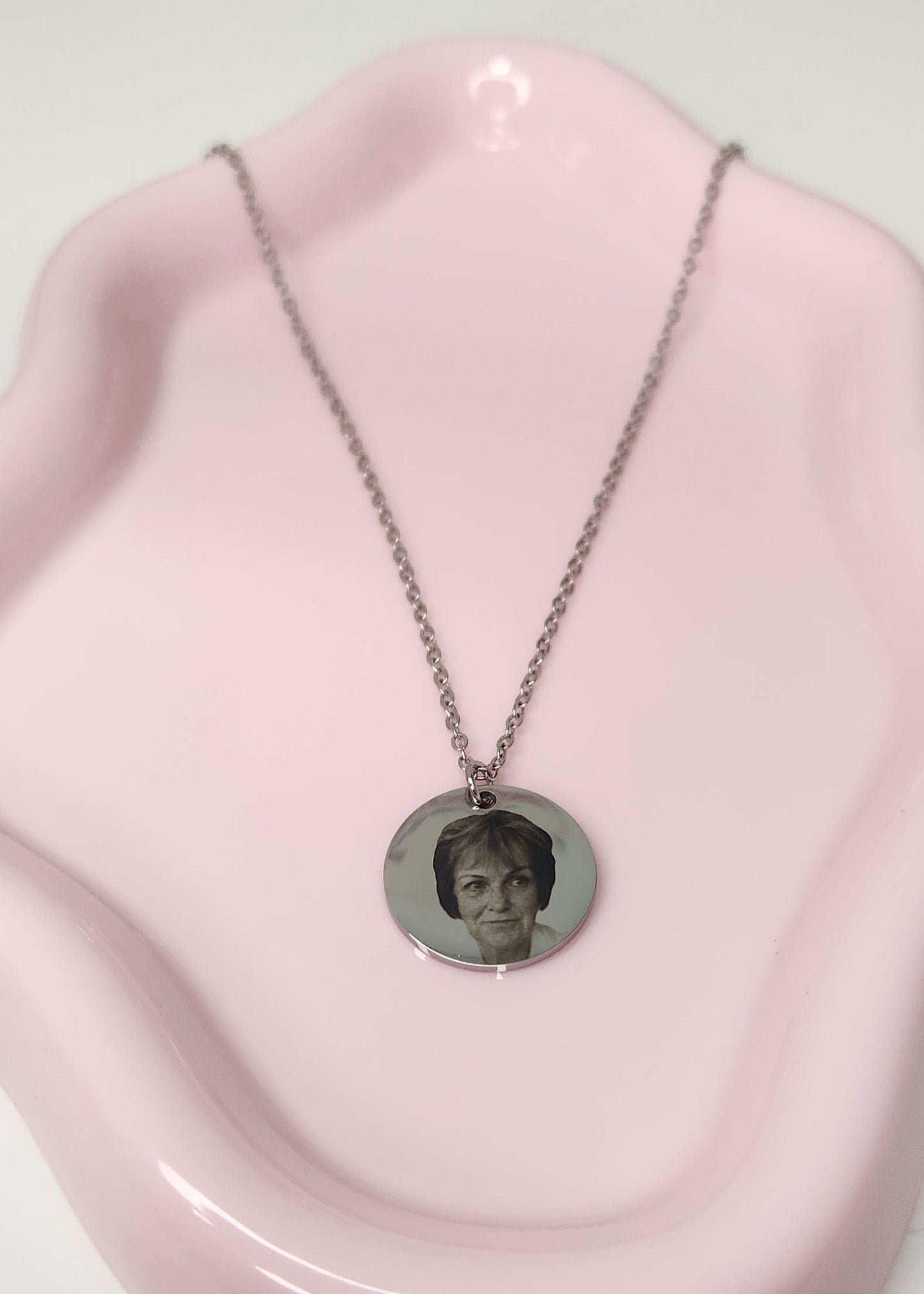 Silver Circle Pendant Necklace