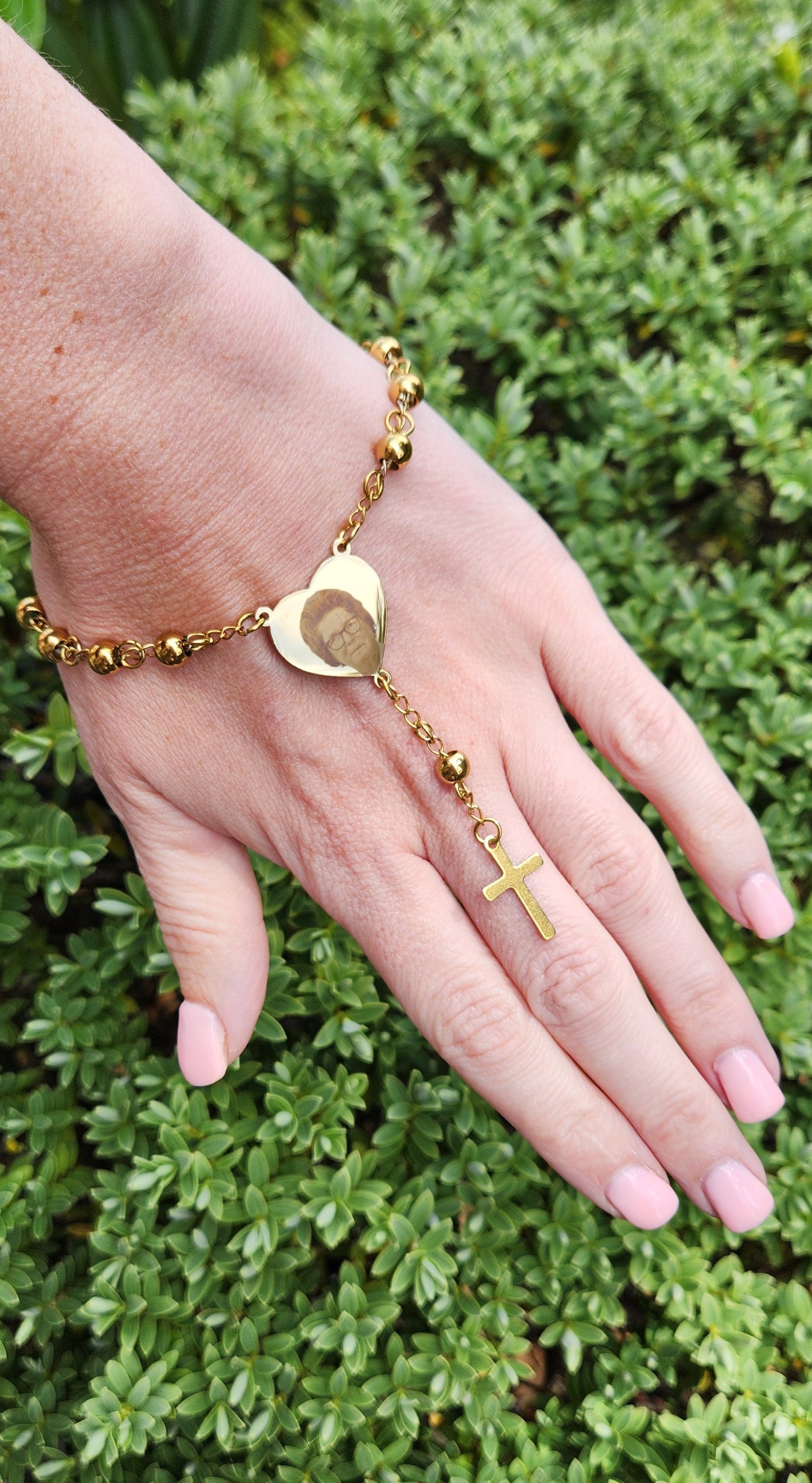Deluxe Gold Rosary Bracelet