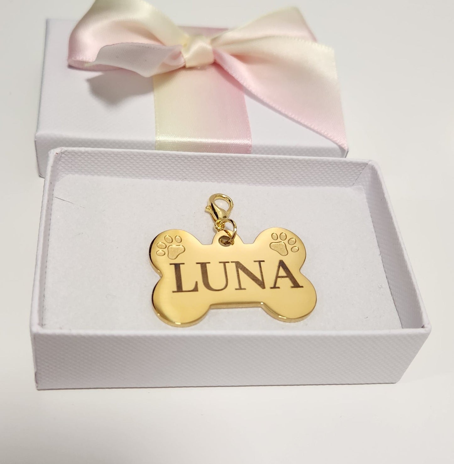Gold Dog Collar Pendant