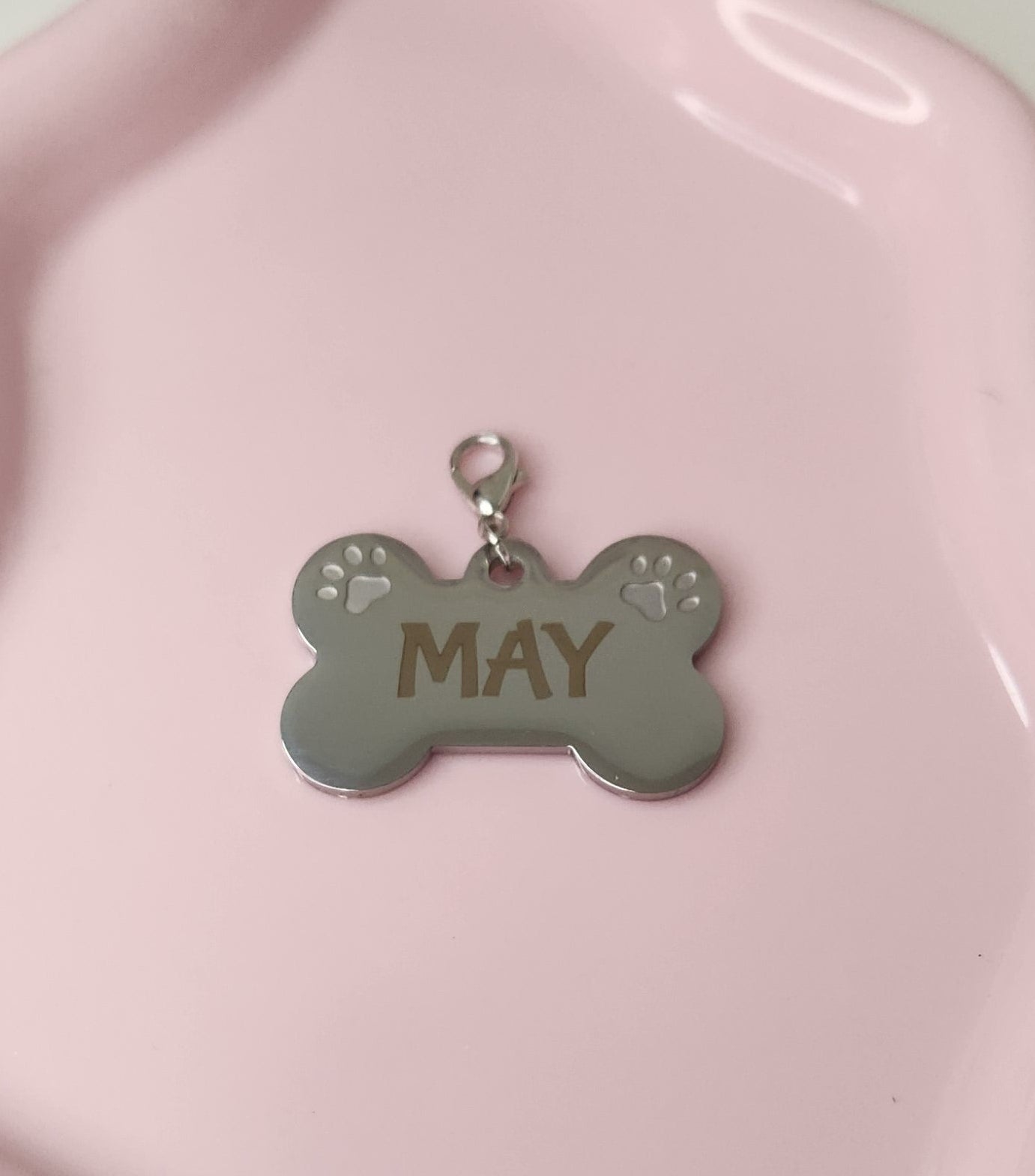 Silver Dog Collar Pendant