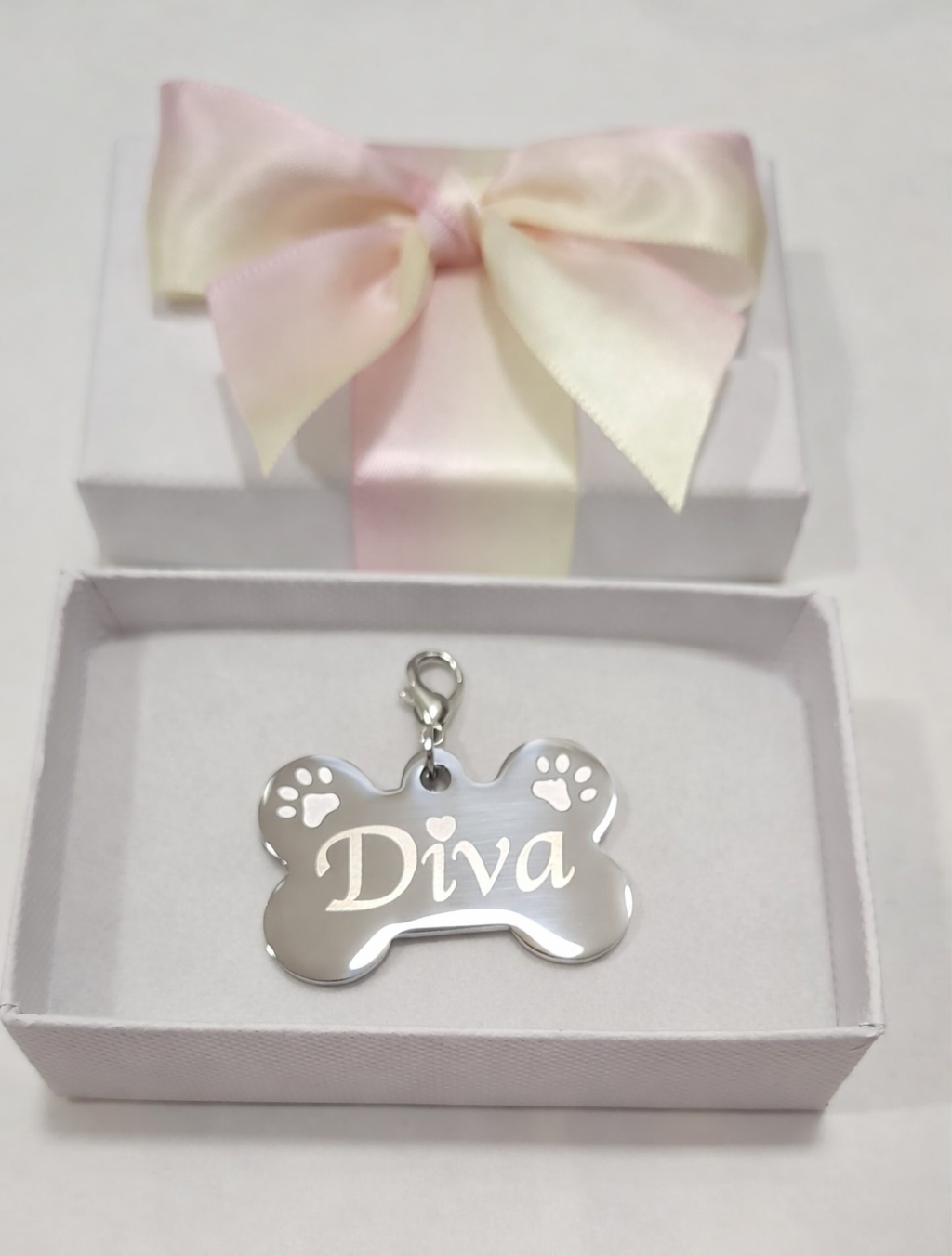 Silver Dog Collar Pendant